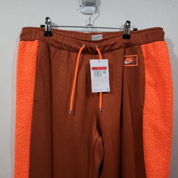 Nike Women's Sportswear Icon Clash Fleece Jogger Orange NEW DD5065-825 Size L - Picture 5 of 15